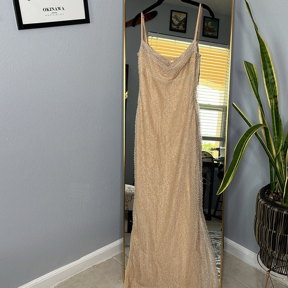 HOUSE OF CB 'Calla' Seapearl Embellished Maxi Dress NWT - Picture 7 of 11